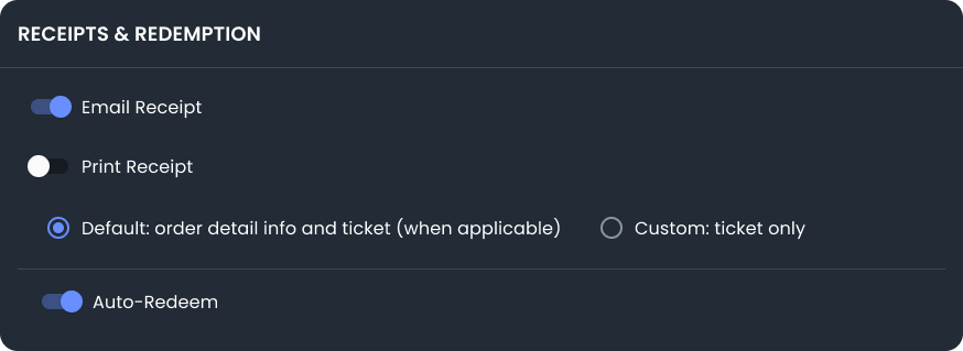 auto redeem